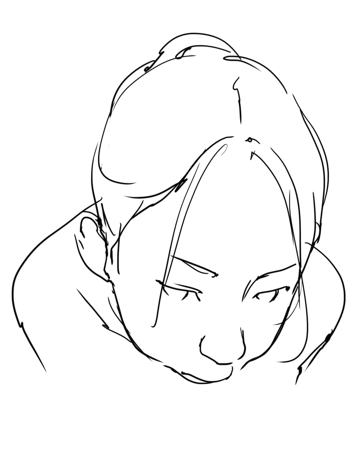 立体的な顔の表現 『動きと感情 神技作画』 - 動きと感情表現 神技作画, image size:1243x1551