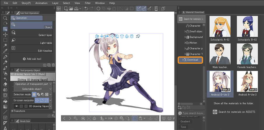 Start using POSEMANIACS poses with Clip Studio Paint (From Ver 3.0 ...